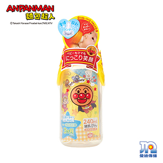AN麵包超人標準型奶瓶240ml(十字孔)3個月